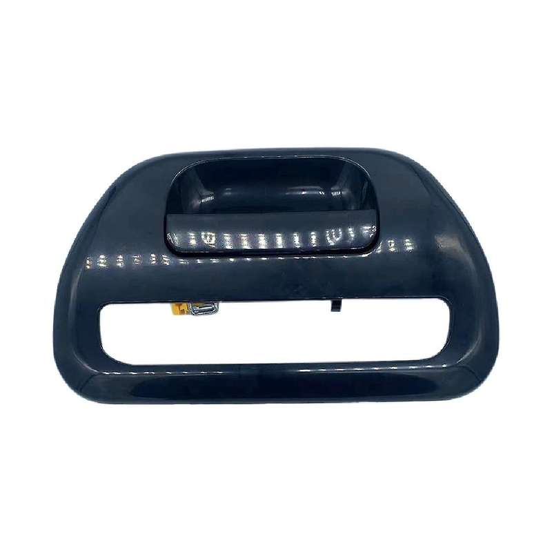 Car Tail Gate Cover Plate Rear Gate Cover Bright Black Outside Handle for Triton L200 2006-2015 Mn1