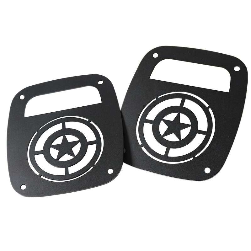 Car Tail Light Guard Cover Accessories for Wrangler Tj 1987 - 2006