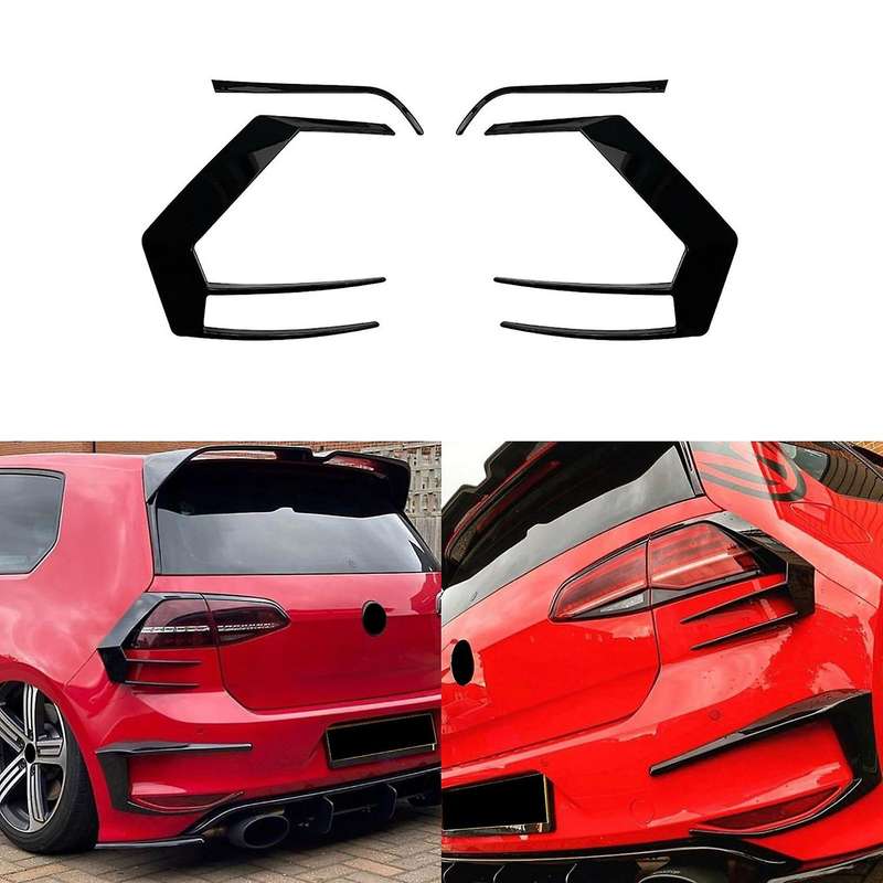 Car Tail Light Covers Trim Rear Lamp Cover Knife for Golf 7 2012-2015 R400 Car Styling