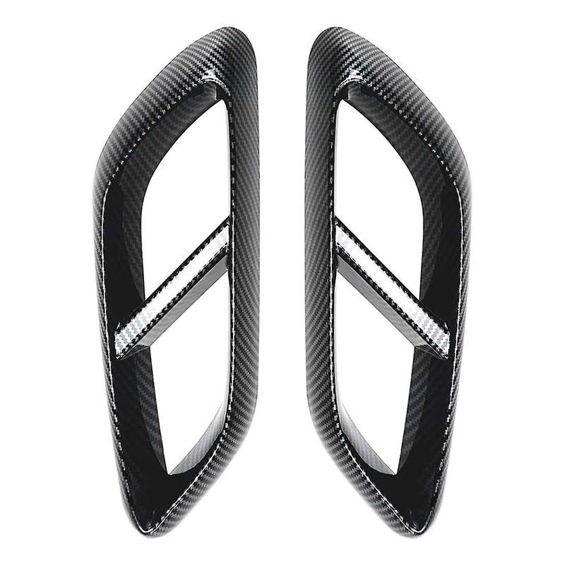 Car Tail Throat Decor Frame for - E W214 2024+ Car Exhaust Pipe Trim Cover Stickers Carbon Fiber Pat