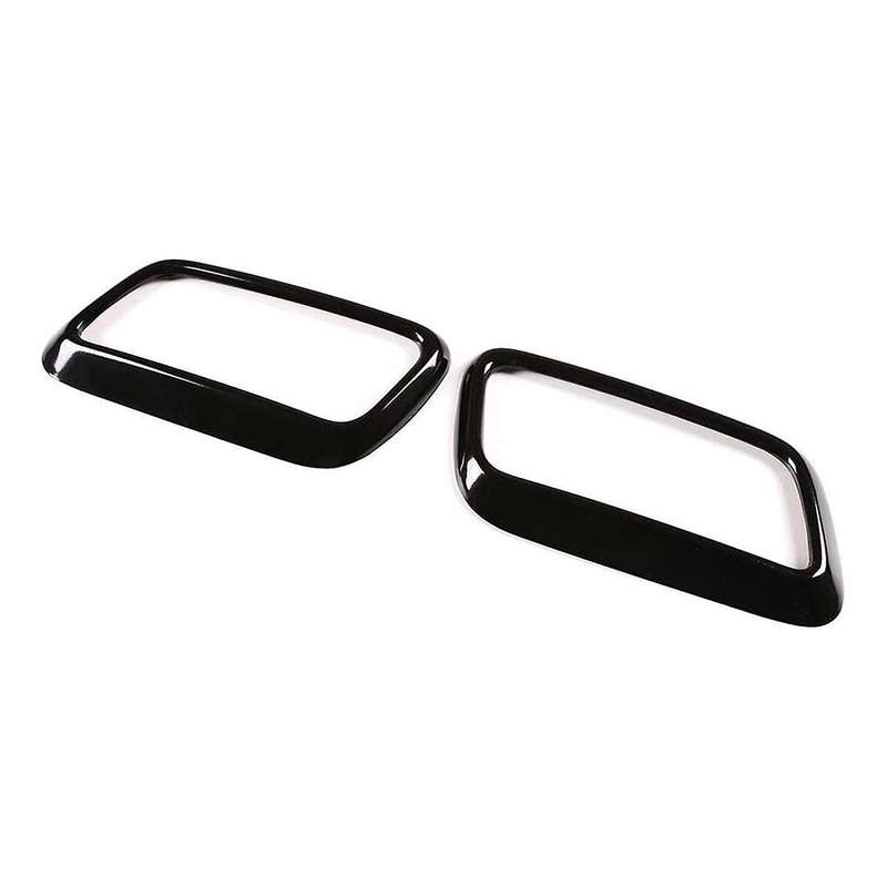 Car Tail Throat Trim for Sport 2018-2022 Exhaust Tail Pipe Cover Trim Single Frame Gloss Black