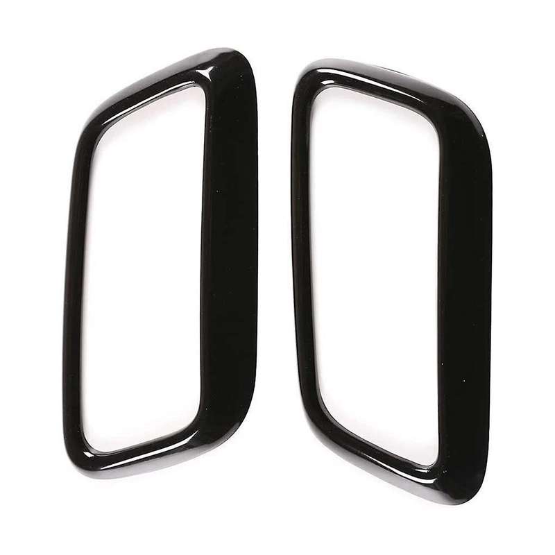 Car Tail Throat Trim for Sport 2018-2022 Exhaust Tail Pipe Cover Trim Single Frame Gloss Black