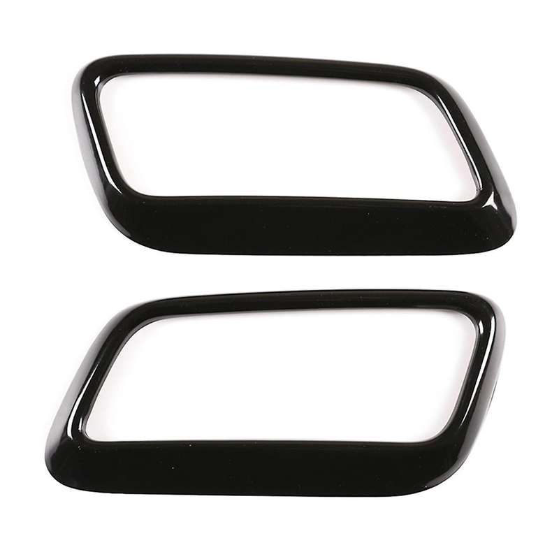 Car Tail Throat Trim for Sport 2018-2022 Exhaust Tail Pipe Cover Trim Single Frame Gloss Black