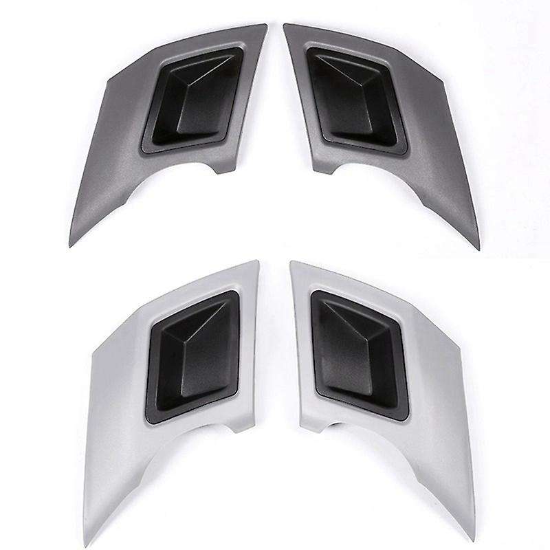 Car Tail Throat Exhaust Plate Protection Cover Trim for 5 S/se/ Lr5 2017-2020 L462(silver)
