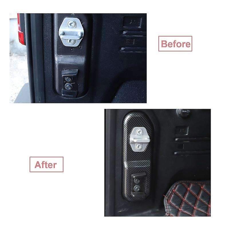 Car Taildoor Lock Cover Protection Buckle for Wrangler JL 2018-2020 Accessories