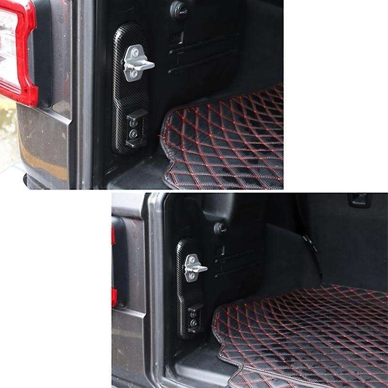 Car Taildoor Lock Cover Protection Buckle for Wrangler JL 2018-2020 Accessories