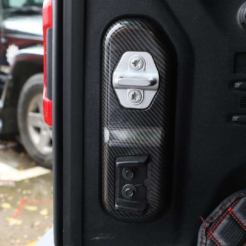 Car Taildoor Lock Cover Protection Buckle for Wrangler JL 2018-2020 Accessories