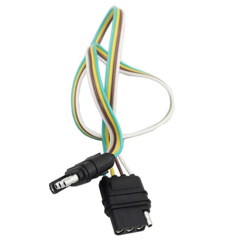 Car Taillight Power Cable 4-Pin American Trailer Harness 4Hole SAE Adapter Trailer Cable Trailer Lig