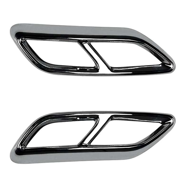 Car Tail Throat Trim Frame Exhaust Pipe Exterior Accessories for A3 8y Sportback Sedan 2021+ C
