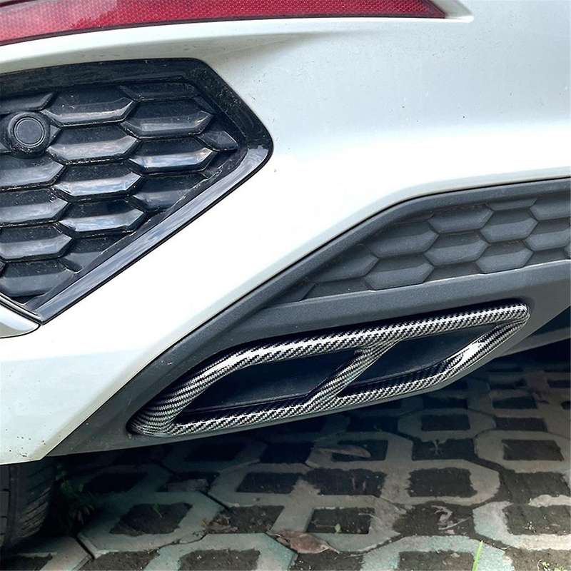 Car Tail Throat Trim Frame Exhaust Pipe Exterior Accessories for A3 8y Sportback Sedan 2021+ C