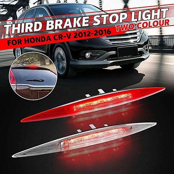 Car Third Brake Light High Mount Rear Brake Stop Light Rear Lamp with Bulbs for for -V 2012-2016 Whi