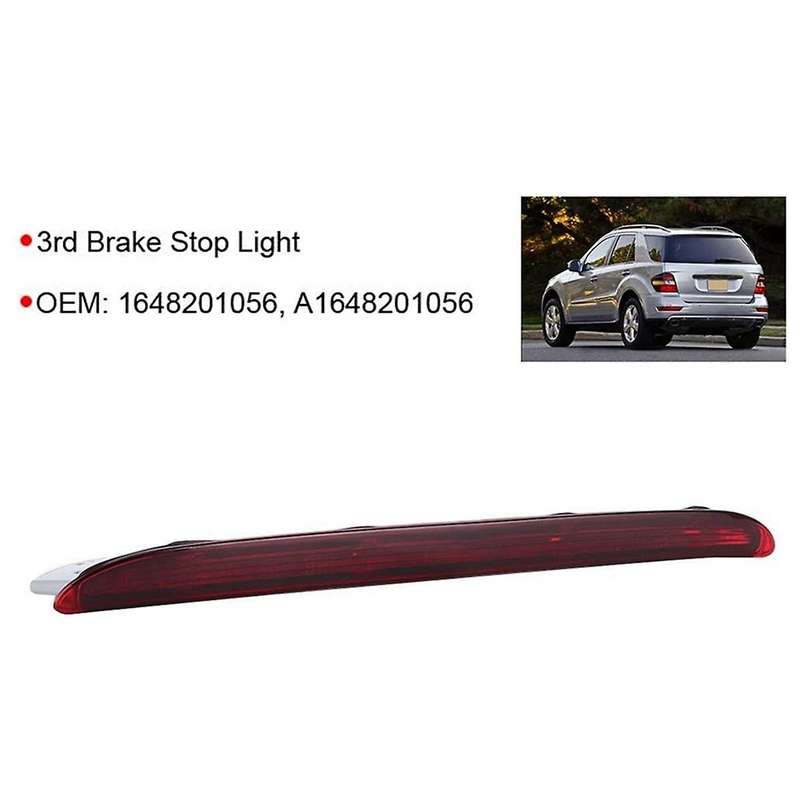 Car Third 3RD High Brake Light Lamp A1648201056 for ML-Class W164 2005-2011 Rear Stop Tail Light Red