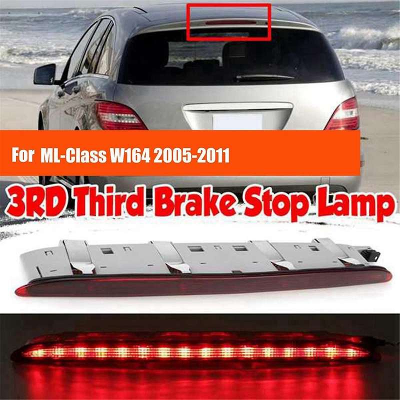 Car Third 3RD High Brake Light Lamp A1648201056 for ML-Class W164 2005-2011 Rear Stop Tail Light Red