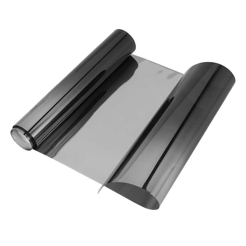Car Tinting Film Top Front Windshield Foil Solar Protection Gradient 20x150cm (black)