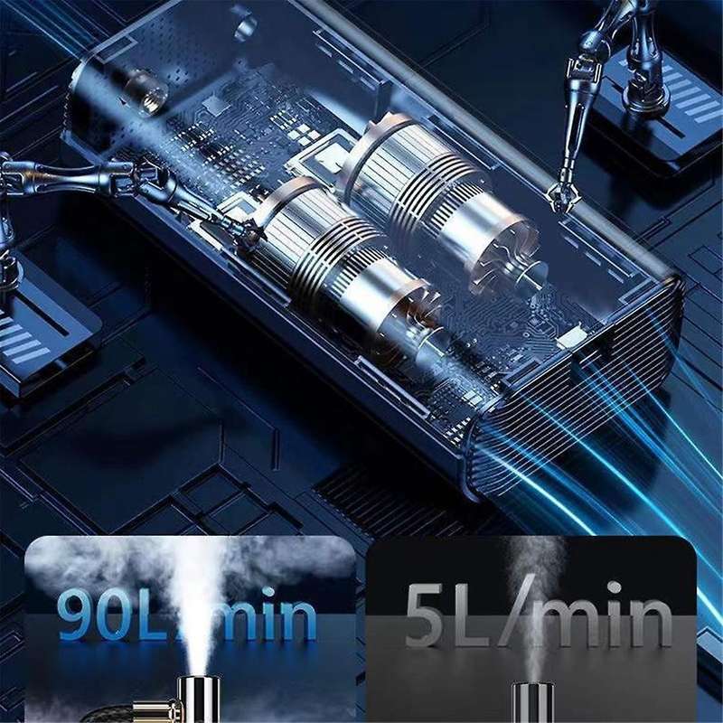 Car Tire Inflator High Precision Pump Quick Inflating Electric Inflatable Pump 12v Lighter, Digital
