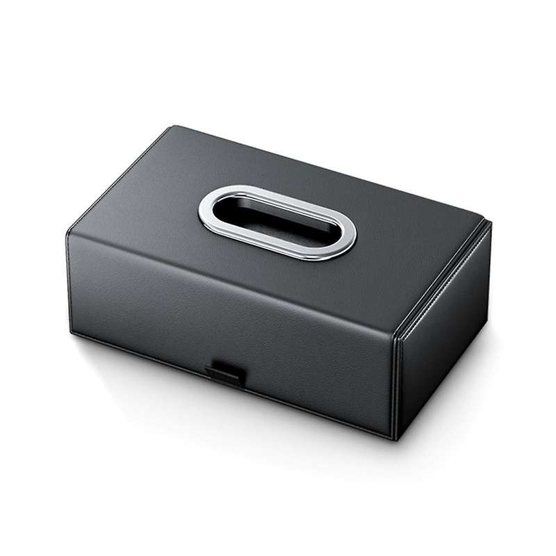 Car Tissue Box Holder Leather Car Center Console Armrest Napkin Box Sun Visor Backseat Tissue Case w