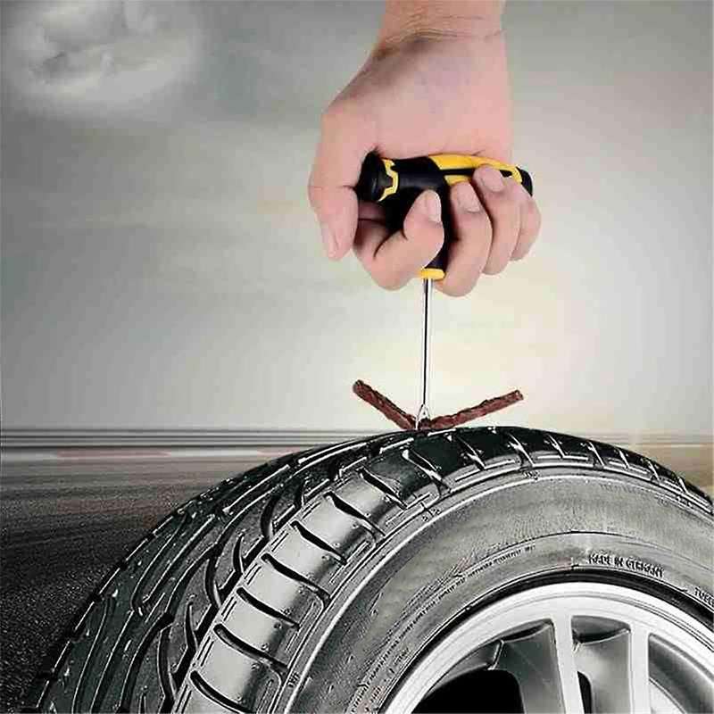 Car Tire Repair Kit Puncture Plug Tools Tyre Puncture Emergency for Tire Strips Stirring Glue Repai