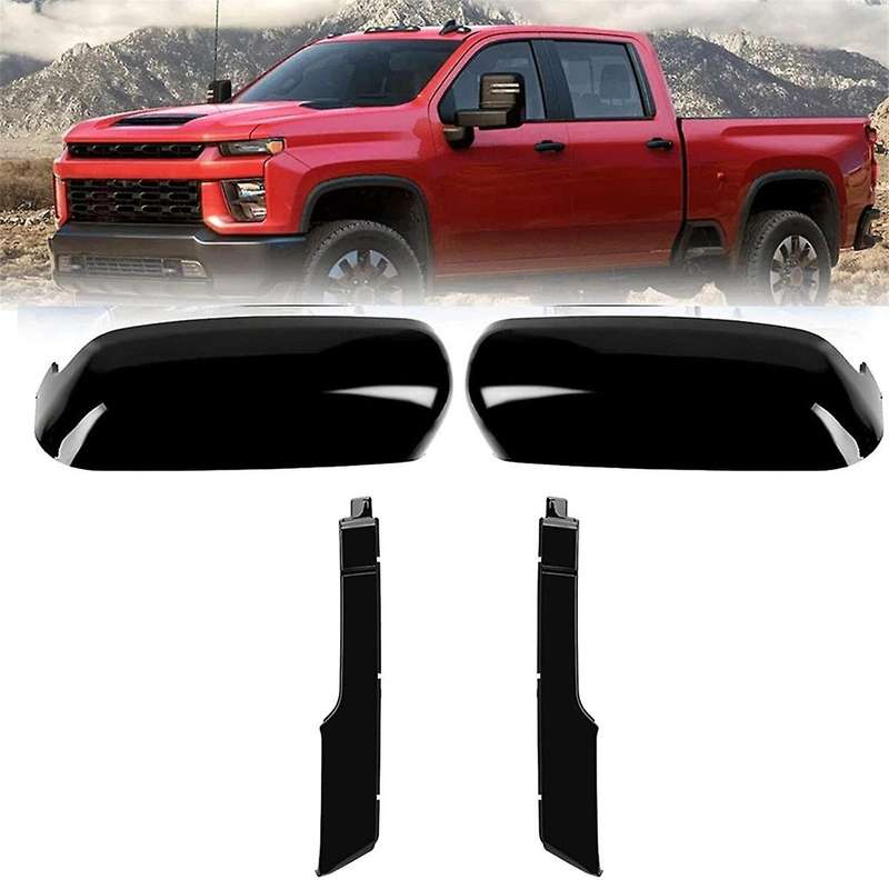 Car Top Rear View Mirror Covers for 2500 3500 HD 2020-2021 Rear View Mirror Side Covers