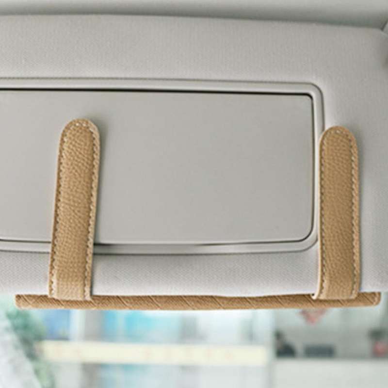 Car Towel Holder Sun Visor Paper Towel Holder Car Sun Visor Napkin Holder PU Back Seat Tissue Box Be
