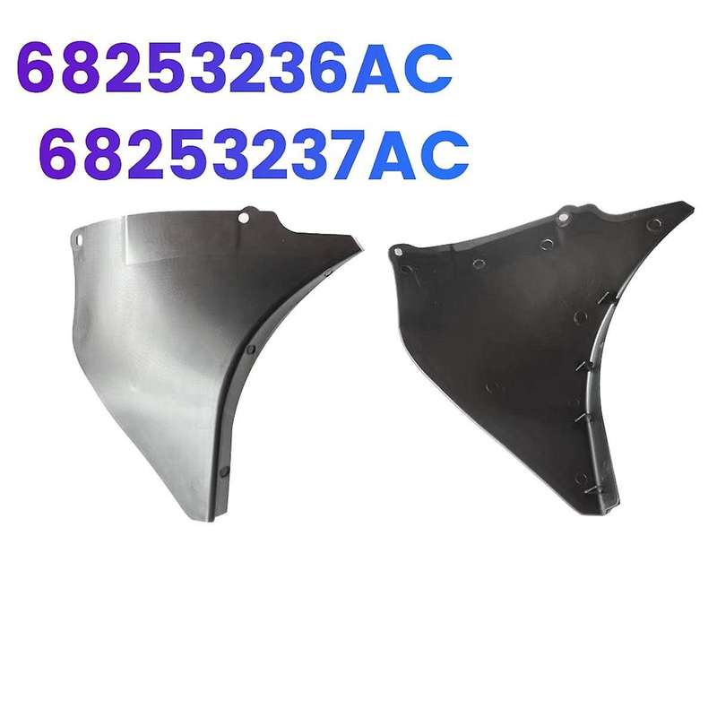 Car Torque Box Cover 68253236AC 68253237AC for 2006-2023 Front Bumper Lower Guard Lining Baffle