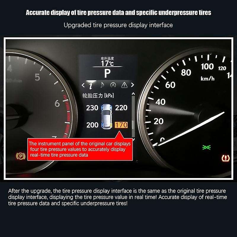 Car Tpms Tire Pressure Monitoring System Car Screen Display for Toyota Lexus Nx Nx200t Nx300h 2015-