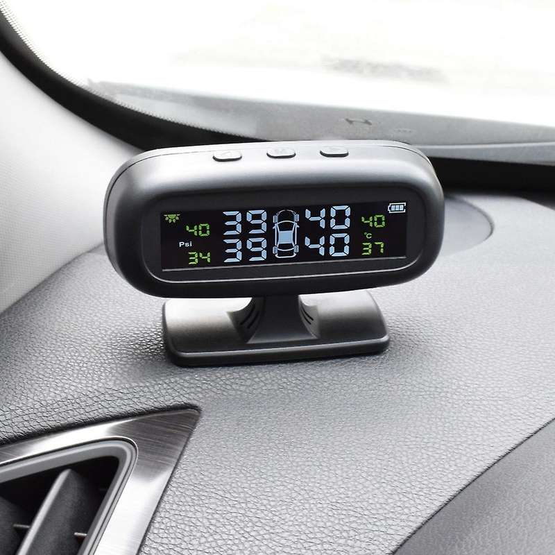 Car TPMS Solar Tire Pressure Monitoring System Digital Gauge Solar Tire Pressure for Car