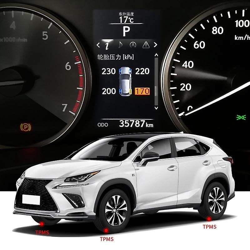 Car Tpms Tire Pressure Monitoring System Car Screen Display for Nx Nx200t Nx300h 2015-2020