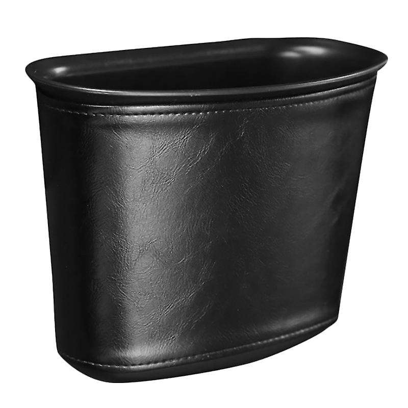 Car Trash Can PU Trash Bin Dustbin Garbage Organizer Holder Small Trash Wastebasket Container for Ca