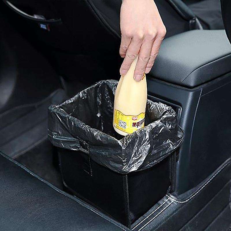 Car Trash Can Portable Drive Bin Hanging Wastebasket Back Seat Storage Bag Waterproof Dustbin Storag