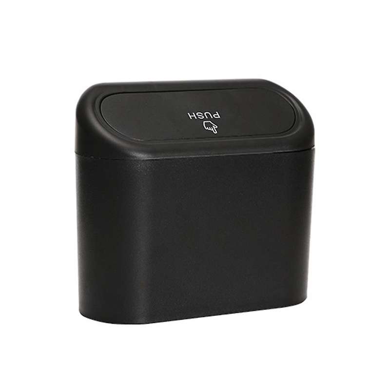 Car Trash Can Interior Organizer Storage Box Car Garbage Bag Press Sealed Trash Can Auto Storage Bin
