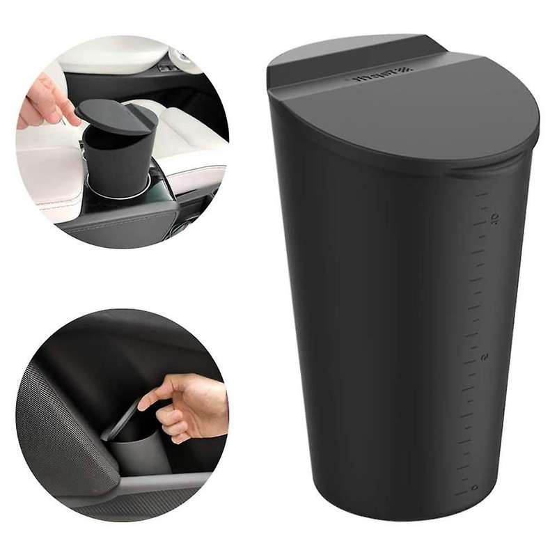 Car Trash Can with Lid Car Cup Holder Trash Bin Car Door Pocket Garbage Can Bin Trash Container for