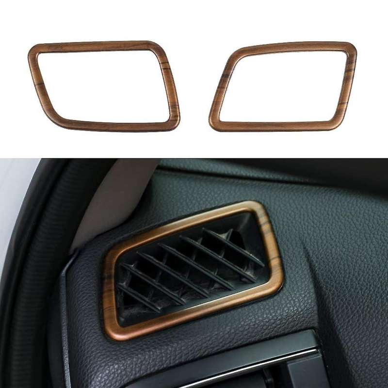 Car Trims Side Wind Outlet Decoration Peach Wood Grain Stickers for -V 2017 2018 2019 2020