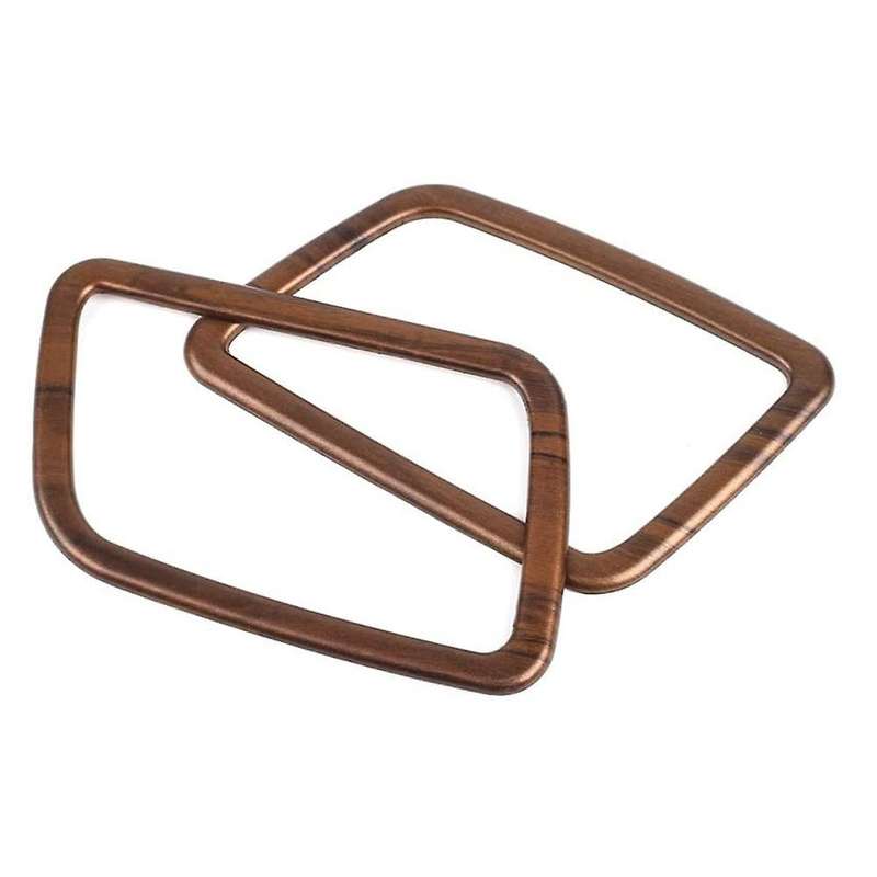 Car Trims Side Wind Outlet Decoration Peach Wood Grain Stickers for -V 2017 2018 2019 2020