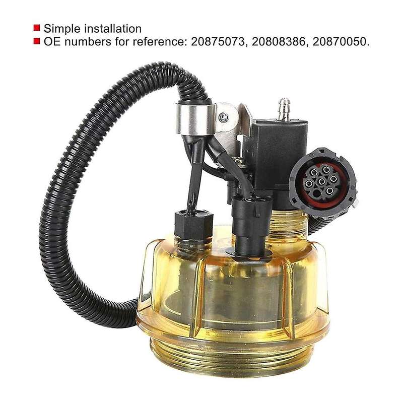 Car Truck Engine Fuel Filter Heating Oil Water Separator R20P 20875073 20808386 20870050