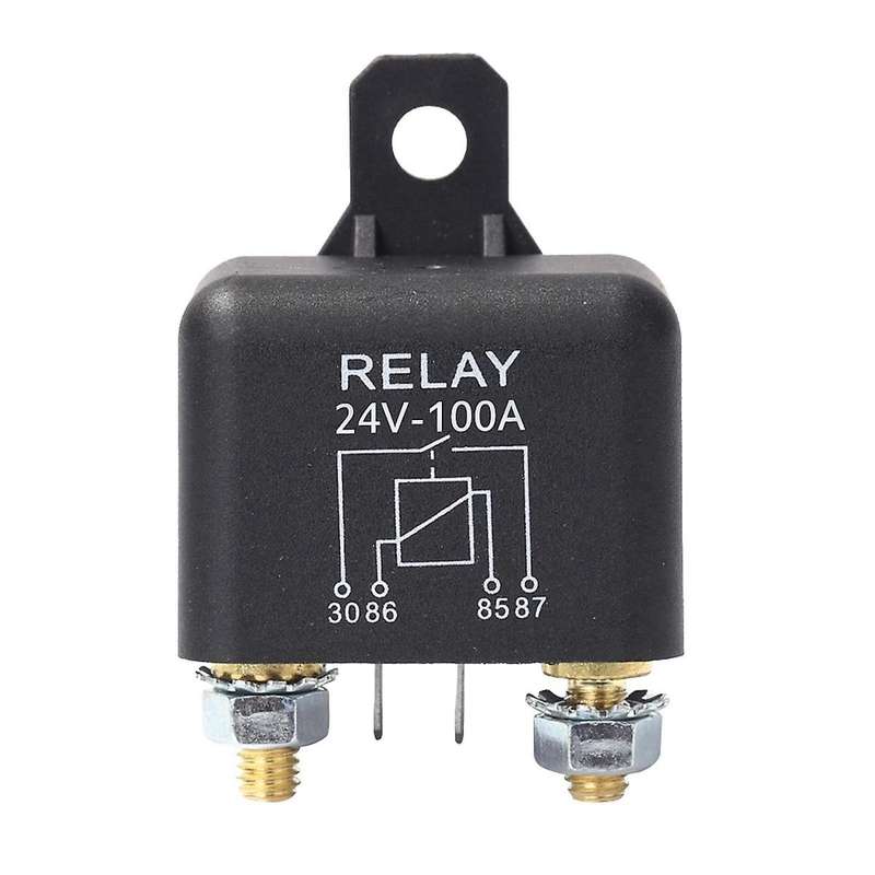 Car Truck Motor Automotive Relay 24V 100A Continuous Type Automotive Car Relays Replacement