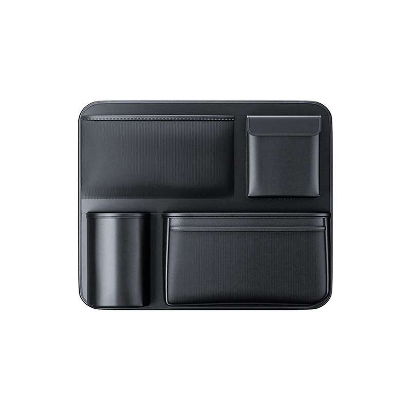 Car Trunk Hanging Bag Leather SUV Seat Back Storage Bag Rear Seat Tools Water Cup Organizer Pocket S
