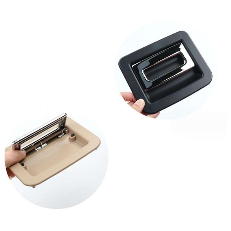 Car Trunk Liner Cover Handle Trunk Carpet Handle for 2010-2016 Trunk Floor Handle Metal Beige