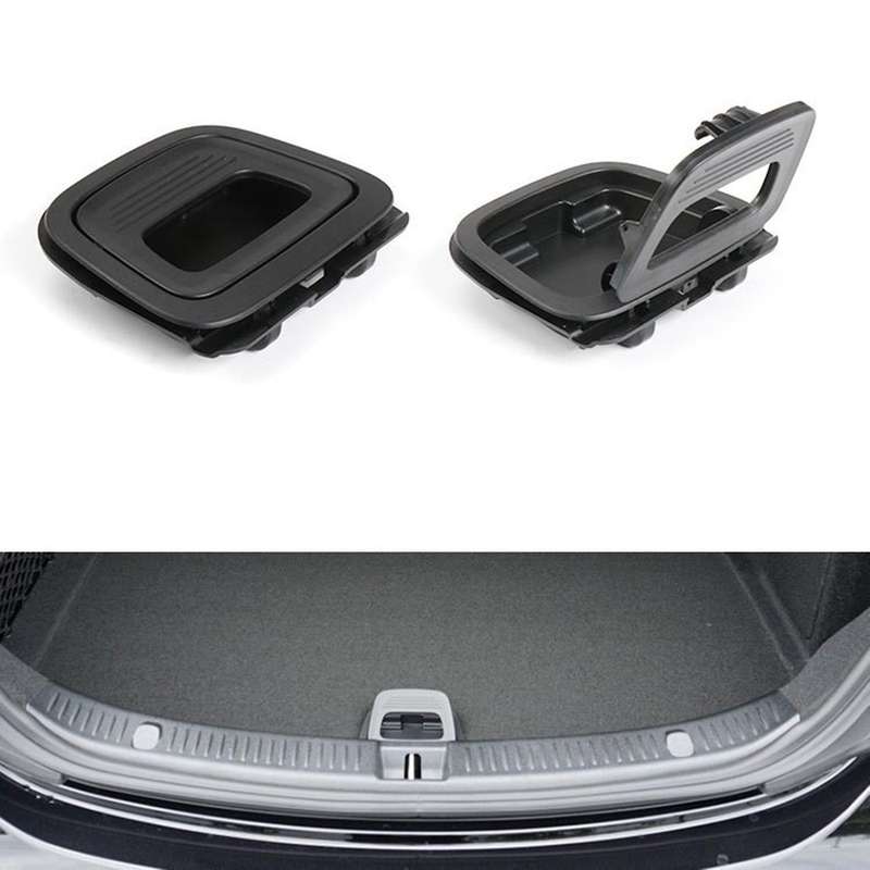 Car Trunk Mat Floor Handle Cover for E Class W213 W238 W257 2015-2021 Rear Luggage Handle Black