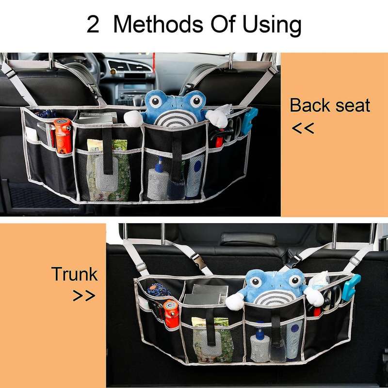 Car Trunk Organizer Backseat Hanging Organizer Trunk Organizer Collapsible for SUV,Truck,Van for Out