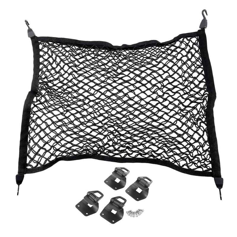 Car Trunk Net Luggage Storage Organizer Bag +Hook Up for Model Y 2020 2021 Car Accessories