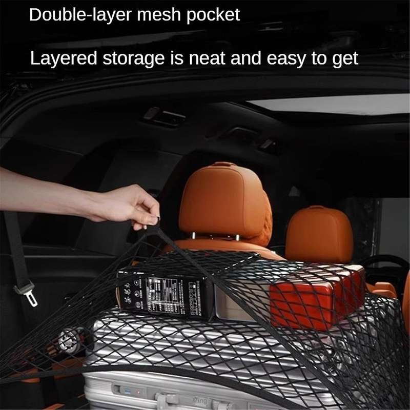 Car Trunk Luggage Storage Net Bag Accessories for Leading Ideal LiXiang L7 L8 L9 2022 2023