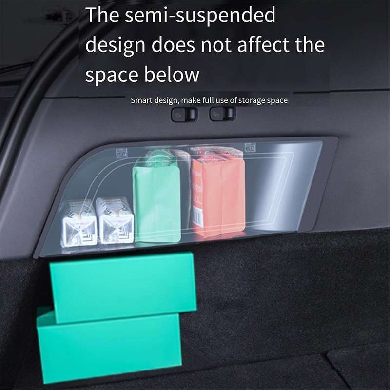 Car Trunk Organizer Side Storage Box for Model Y 2021-2023 Waterproof Organizer Box Car Accessories
