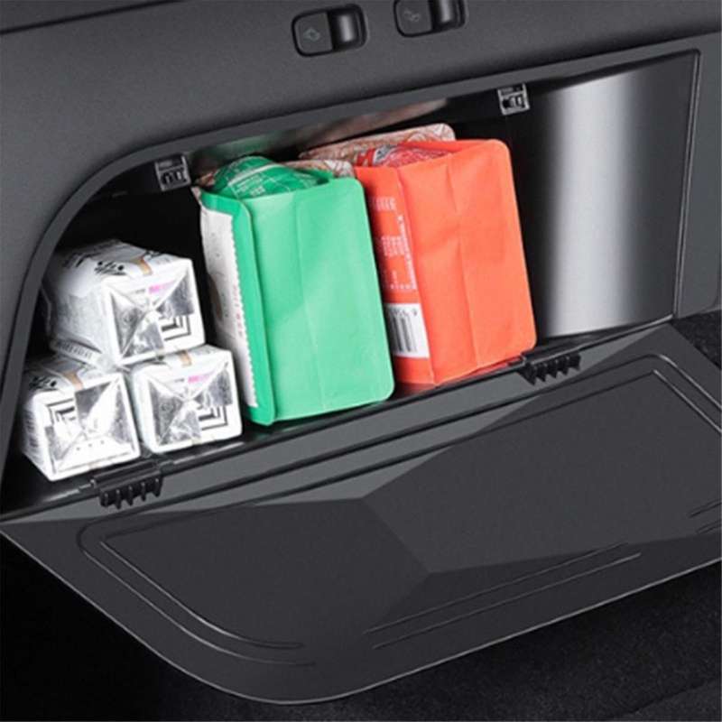 Car Trunk Organizer Side Storage Box for Model Y 2021-2023 Waterproof Organizer Box Car Accessories