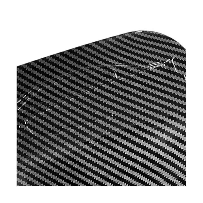 Car Tuning Accessories for 15-21 Carbon ABS Charger Fuel Tank Gas Door Cover Trim Charger Cover Sti