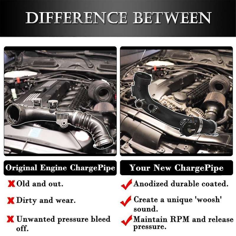Car Turbo Charge Pipe Silicone Boot Air Intake Upgrade Kit for N54 E88 E90 E92 135I M2 M235I 335I 43