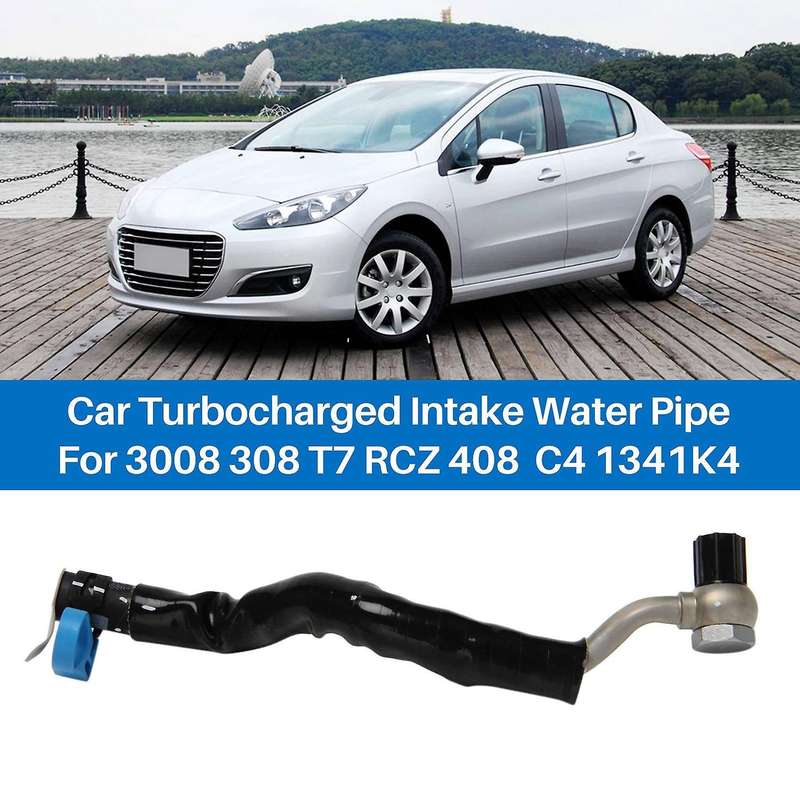 Car Turbocharged Intake Water Pipe for 3008 RCZ 408 C4 1341K4