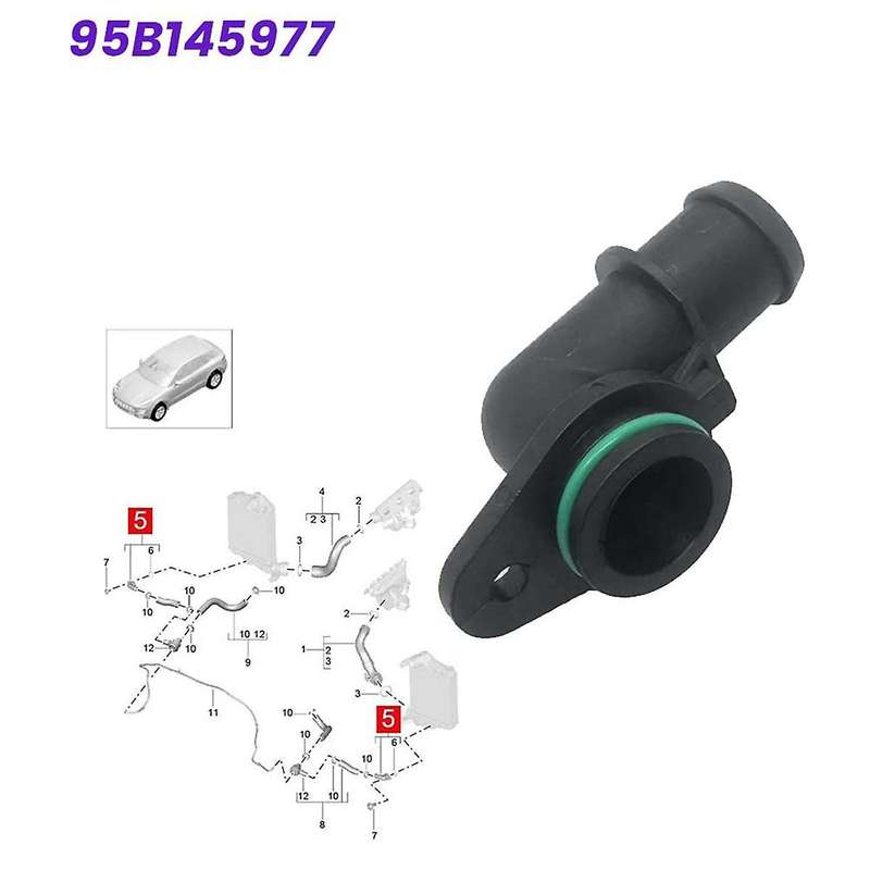 Car Turbocharger Intercooler Pipe Adapter 95B145977 for 95B 2015-2018 Turbo Tube