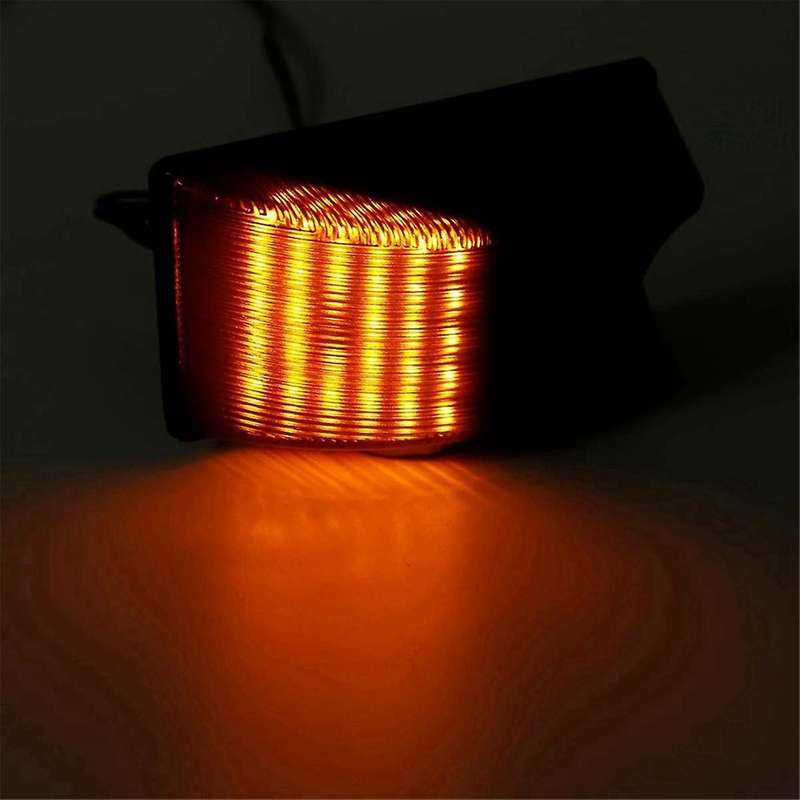 Car Turn Signal Black Shell Running Water Light Roof Cab Sign Light Roof Warning Light for H2 2003-
