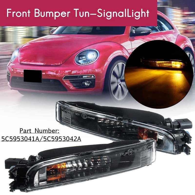 Car Turn Signal Light for 2012-2018 Front Bumper Right Side Marker Light Lamp 5C5953042A