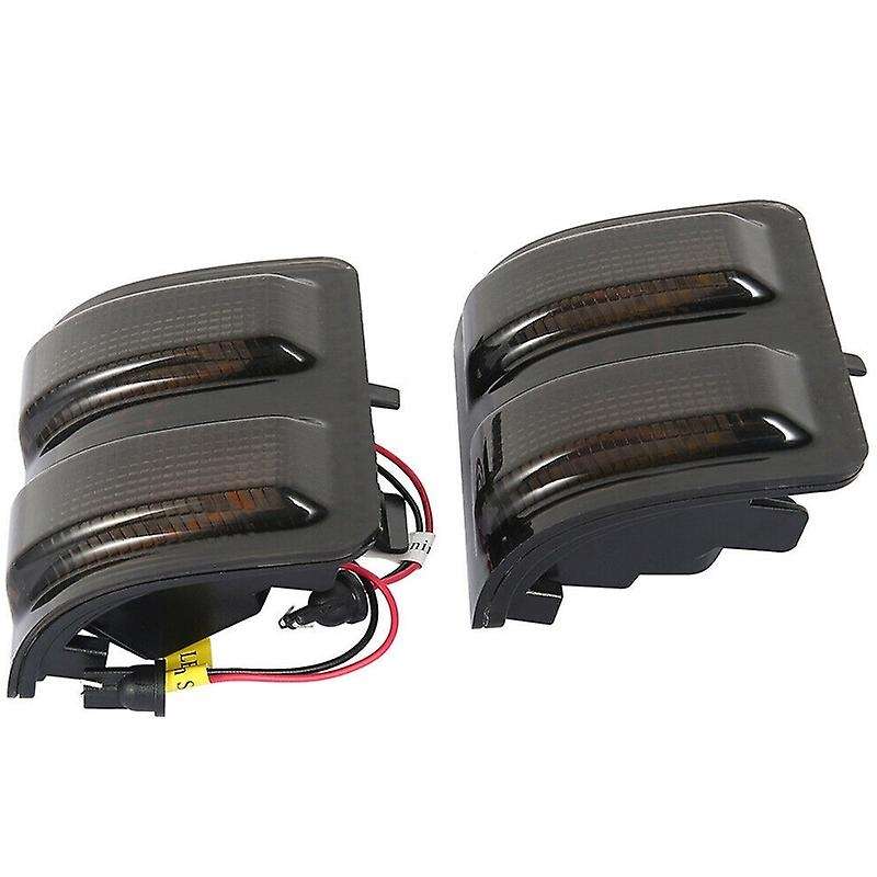 Car Turn Signal Lamp Smoked Lens LED Side Rearview Mirror Marker Lights Switchback for F250 F350 200